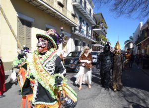 people in a parade
